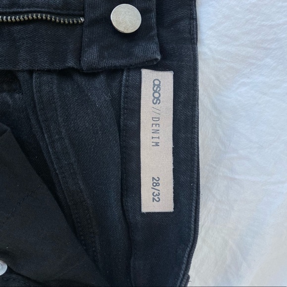 ASOS boot cut high rise black jean - Picture 6 of 7